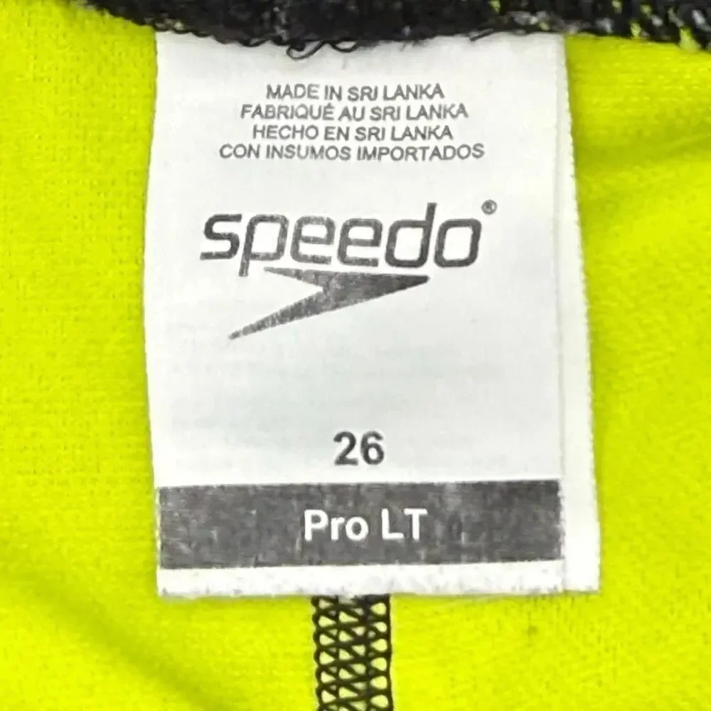 Speedo Disco Boom Splice Jammer - Size 26 / 9” Inseam - Drawcord Swim Bottoms